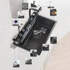 29.5x18 INCH Sink Digital Display Double Waterfall