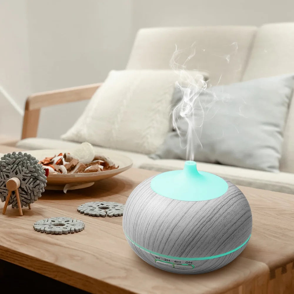 Essential Oil Air Humidifiers f500ml with colorful lights