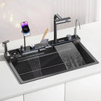 29.5x18 INCH Sink Digital Display Double Waterfall