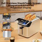 2-slice toaster, Screen And 5 Basic Functions
