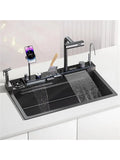 29.5x18 INCH Sink Digital Display Double Waterfall