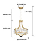 VETRULUS Luxury Crystal Pendant Ceiling Lamp