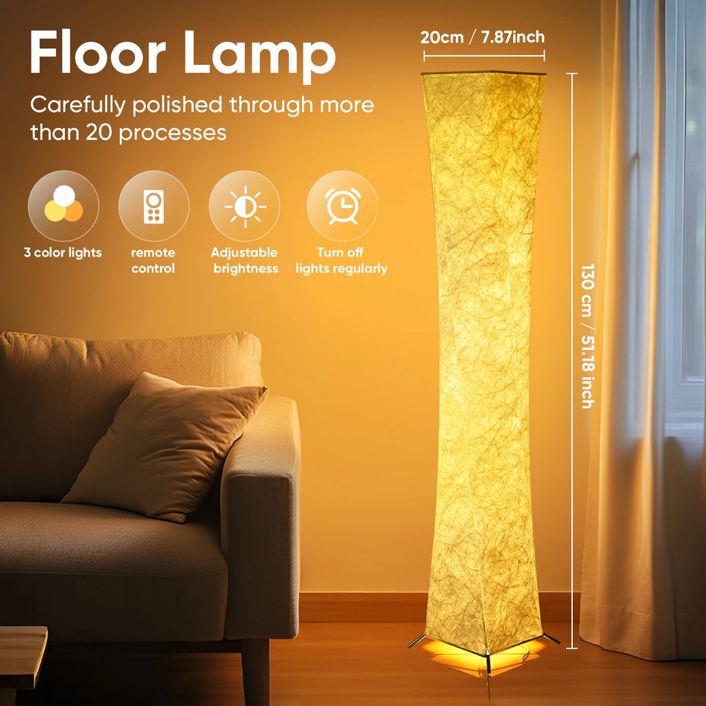 Floor Lamp, 52" Simple Design Warm Light 3000K LED