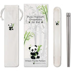 1 Pair Titanium Chopsticks Unbreakable Lightweight