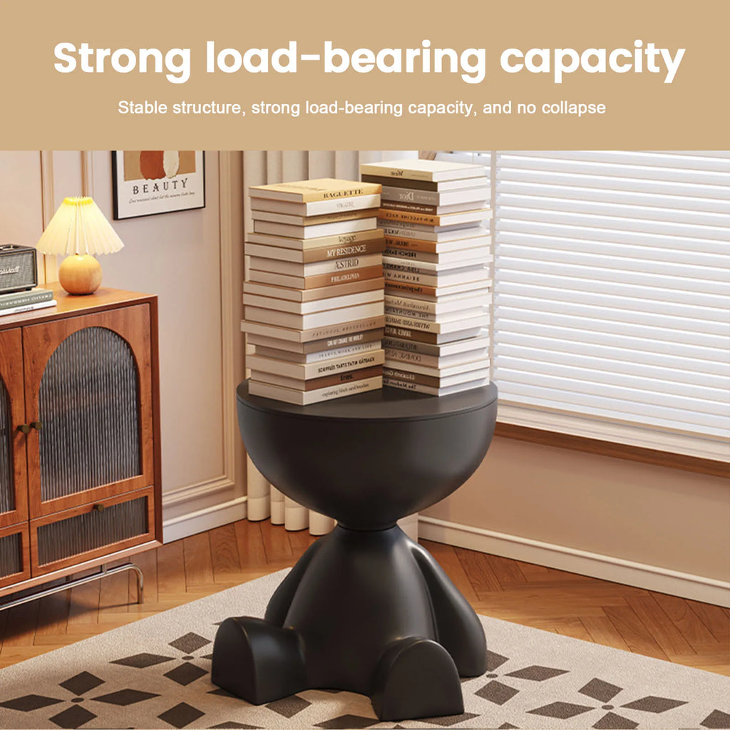 Coffee Table,1pc Modern Round Matte Finish Side Table