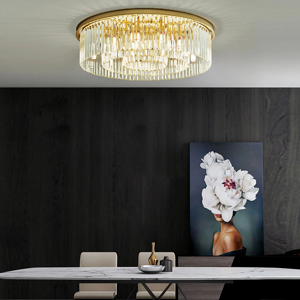 Modern Chandelier Crystal Light Fixture LED