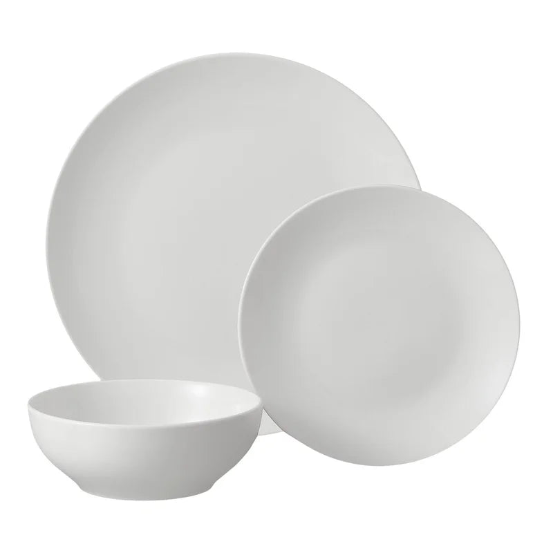 12-Piece Dinnerware Set Dishwasher Microwave Safe