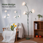Retro 3-Head Flower Floor Lamp, Contains Bulbs