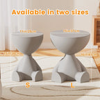 Coffee Table,1pc Modern Round Matte Finish Side Table