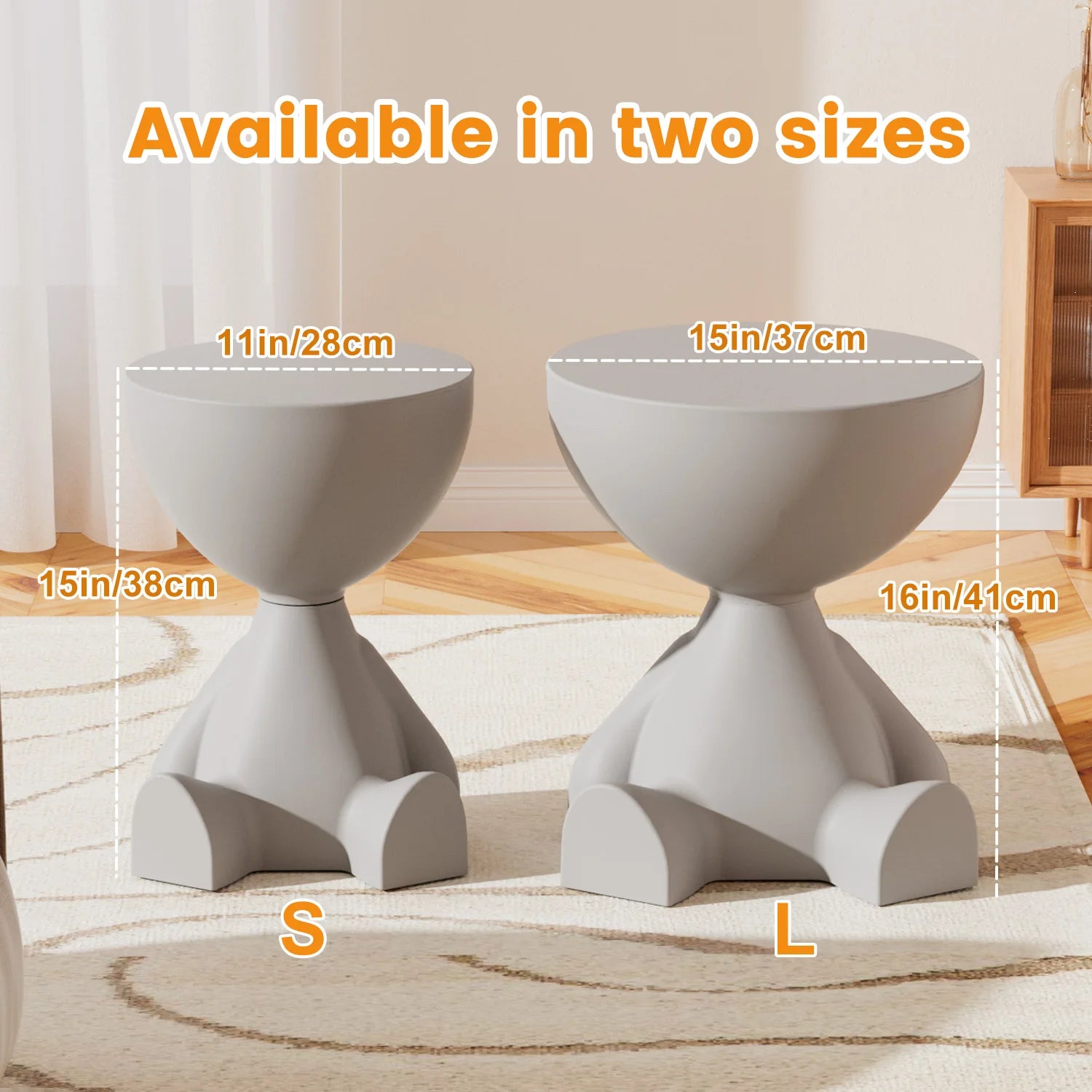 Coffee Table,1pc Modern Round Matte Finish Side Table