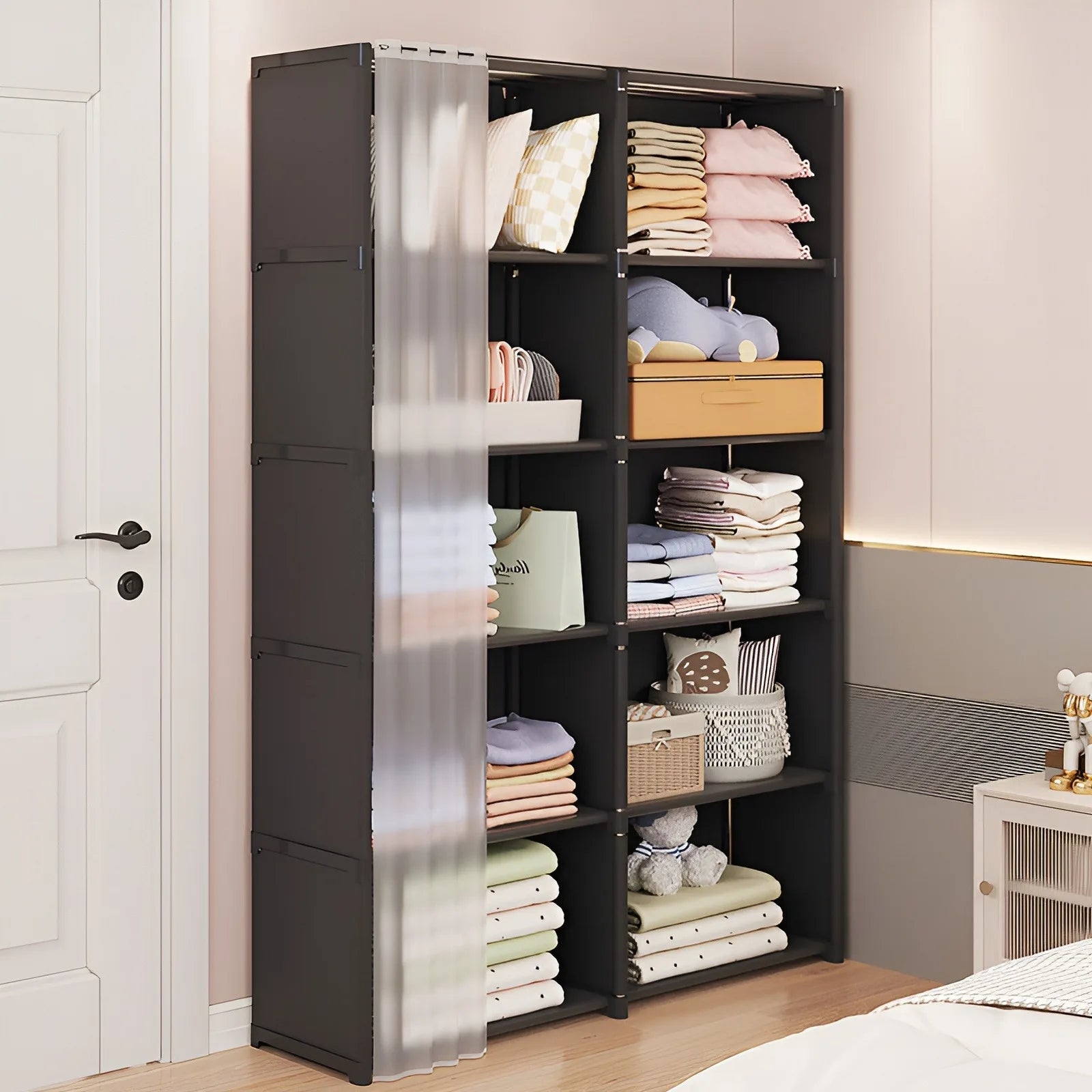 Wardrobe Bedroom Clothes Closet Storage Organizer