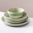 16 Piece Glaze Stoneware Dinnerware Set