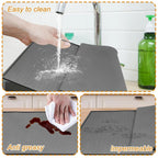 Silicone Ice Maker And Mat 19x12 Inches for Countertop