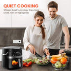 6 Quart Air Fryer Toaster Oven Combo 8 Presets