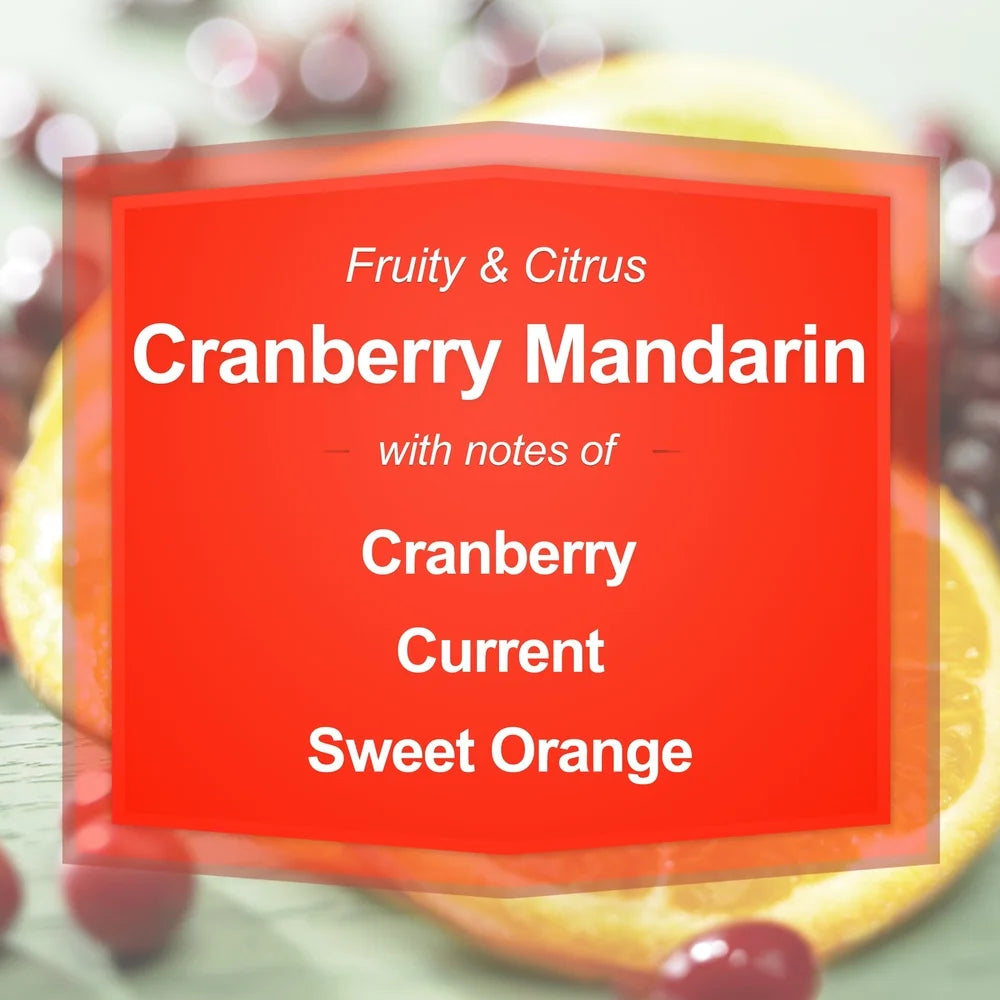 Cranberry Mandarin Candle 20oz Glass Jar