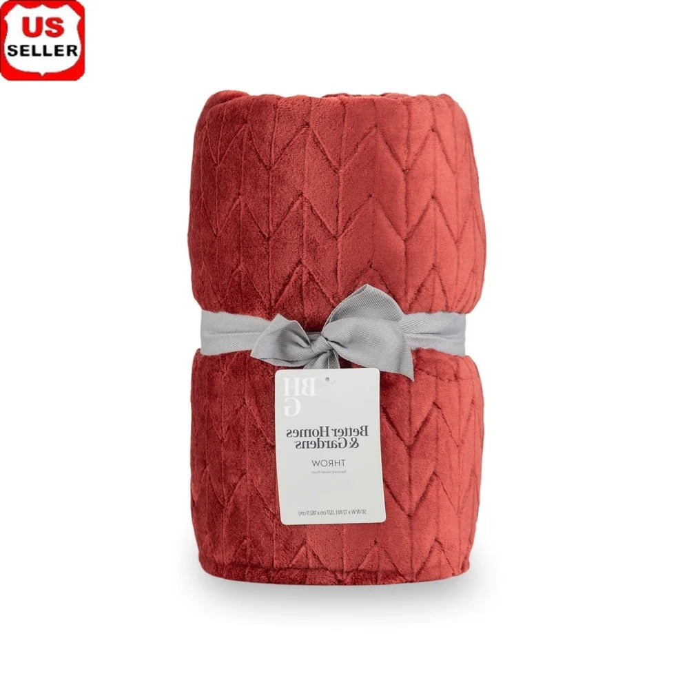 Velvet Plush Throw Ultra Soft Warm Fleece