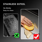 Thick Stainless Steel Chopping Board Multi-Purpose Cutting Board Easy to Clean