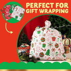 8 Jumbo Goody Gift Bag 44” X 36” With Gift Tags