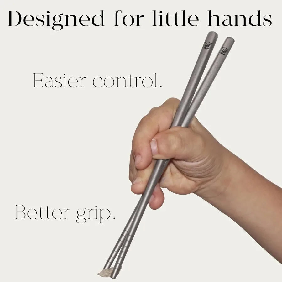 1 Pair Titanium Chopsticks Unbreakable Lightweight