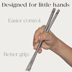 1 Pair Titanium Chopsticks Unbreakable Lightweight