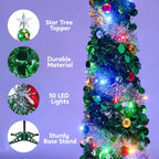 5 FT Pop Up Christmas Tree With Lights