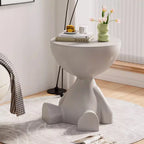 Coffee Table,1pc Modern Round Matte Finish Side Table