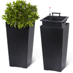 Planters Set Drainage Holes＆Water Level Monitor