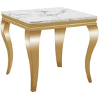 3 P Faux Marble Coffee Table With 2 Side Tables