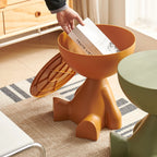 Coffee Table,1pc Modern Round Matte Finish Side Table