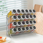 4 Tier Spice Jar Rack