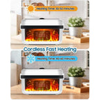 Rechargeable  Automatic Heating Lunch Box, Insulated Carrying Bag