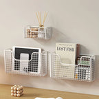Kitchen Cabinet Door Storage Box Iron Rack