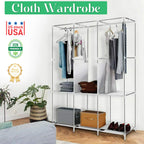 Closet Wardrobe Organizer Storage Rack