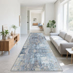 VIKAMA Nordic Abstract Style Carpet Anti-Slip Corridor Passageway Long Strip Mat Living Room Floor Mat Home Decoration