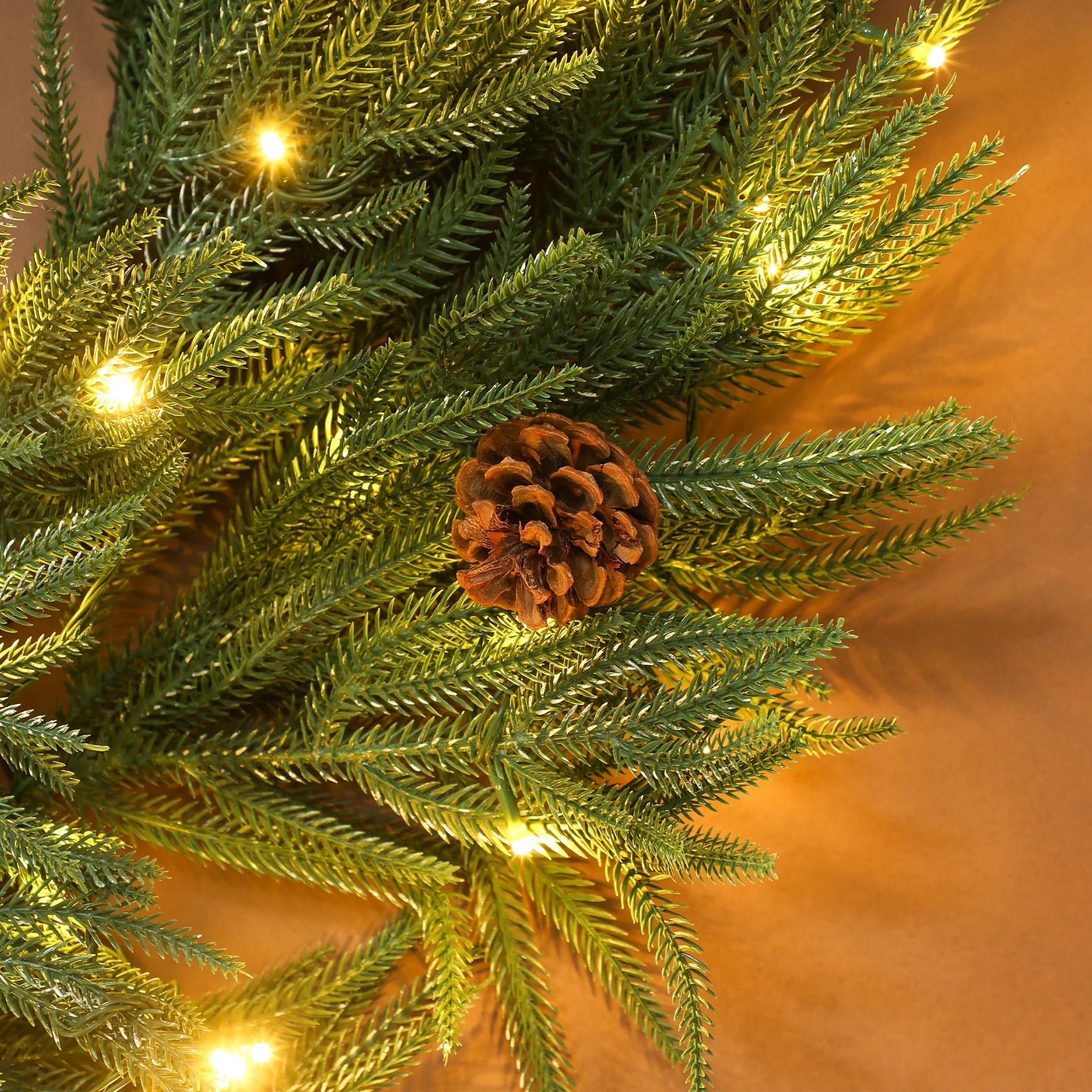 Christmas Wreath With 100 Led Lights
