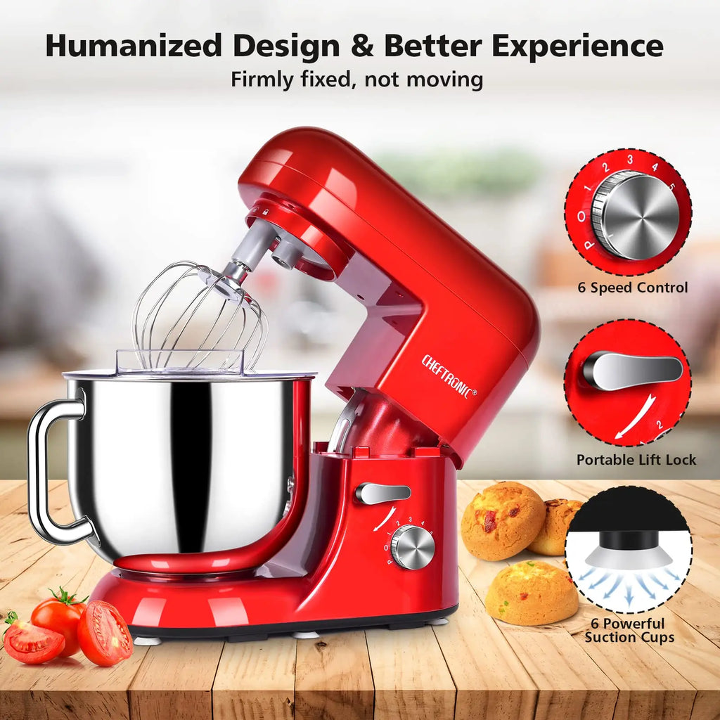 Stand Mixer, 7 Qt Mixer  Frother For Milk