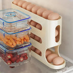 4 Layers Automatic Egg Dispenser Holder Rack
