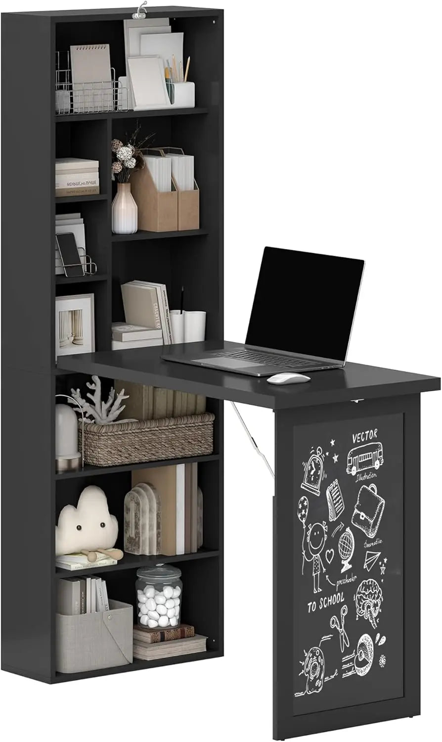 Writing Table, Desk Cabinet With Blackboard