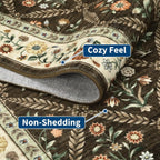 Washable Area Rugs Soft Low-Pile Non-Slip
