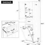 Tall Laundry Cabinet With Tilt Out Laundry Hamper