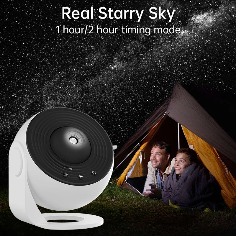 Night Light Galaxy Projector Starry Sky 360° Rotate