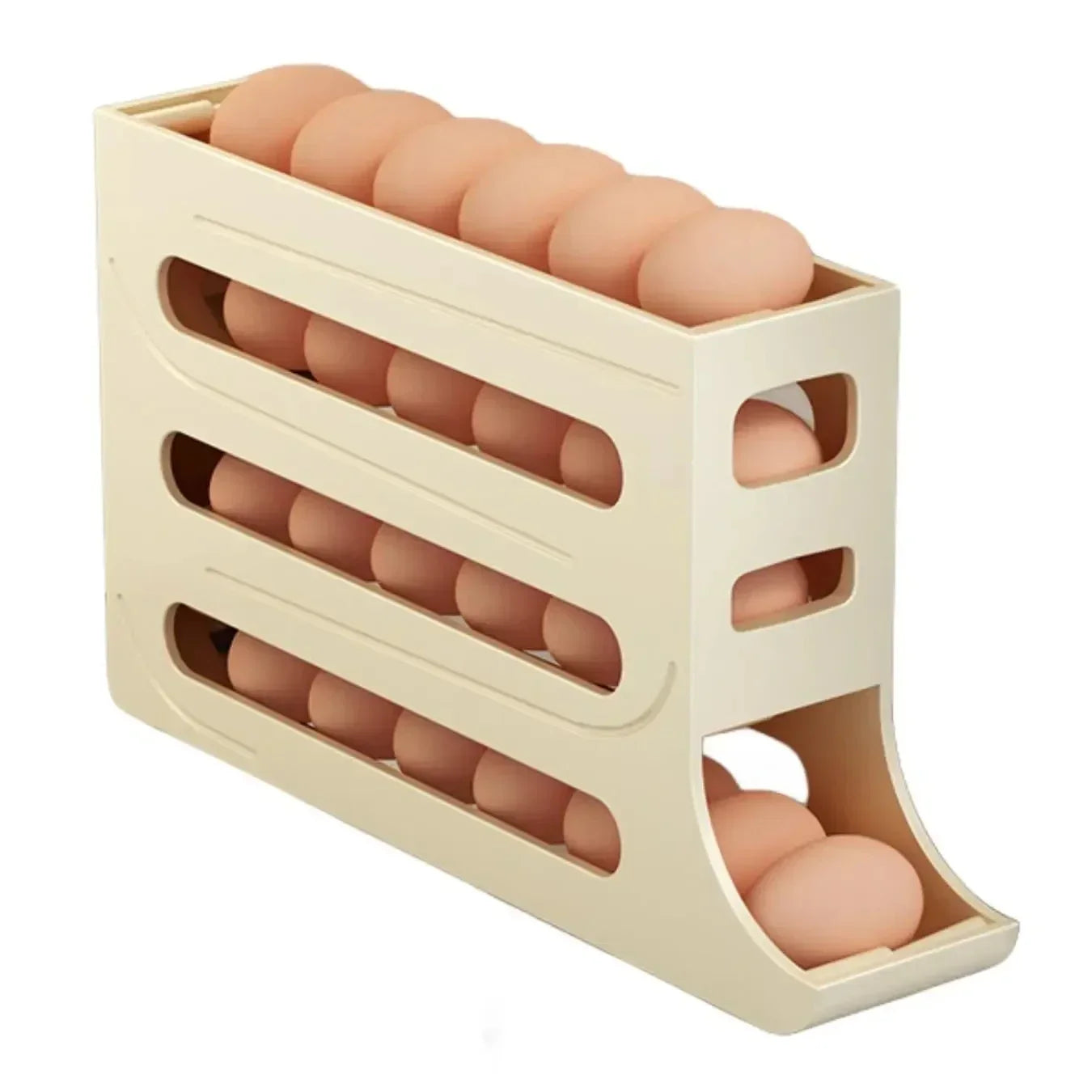 Refrigerator Egg Storage Box 4 Layers Automatic