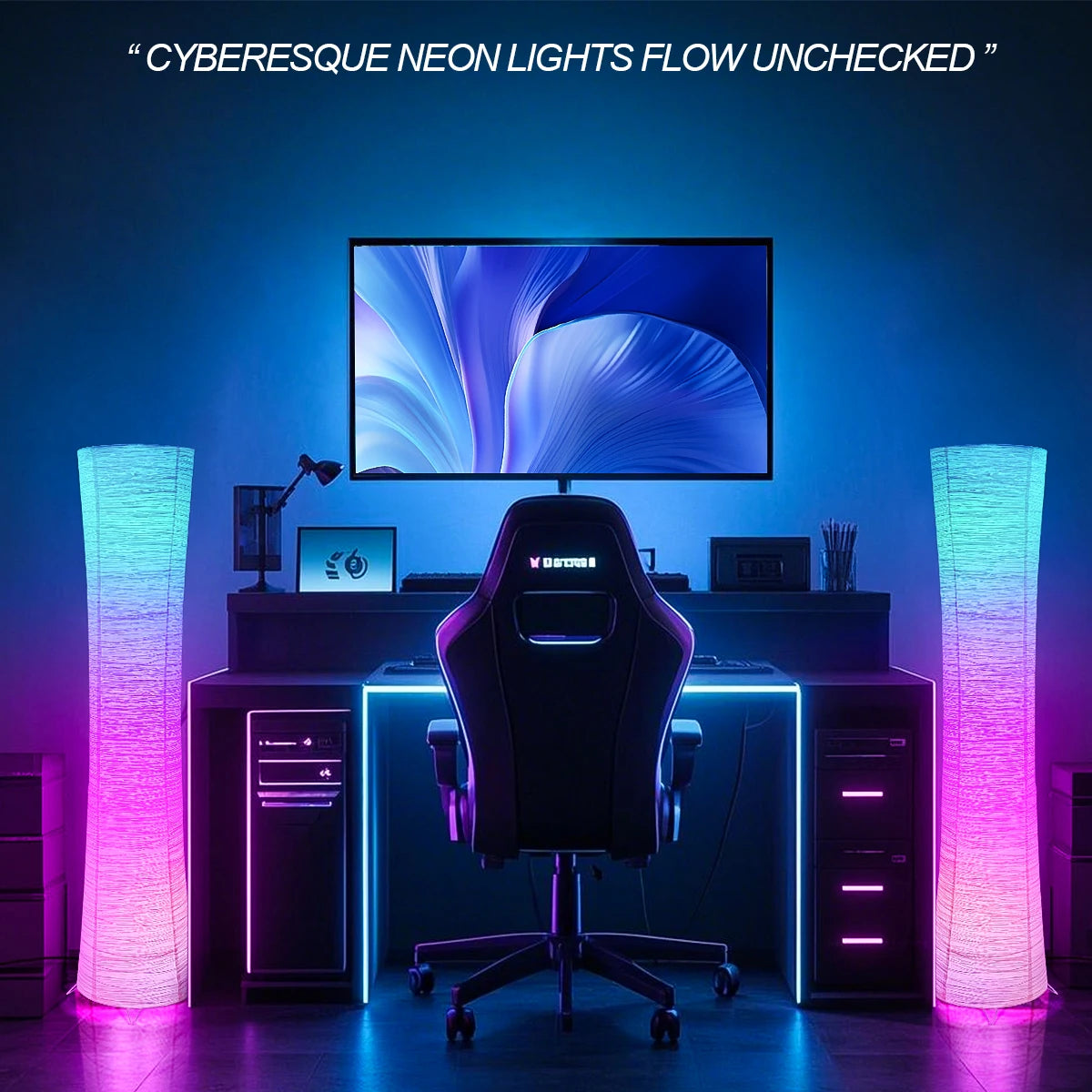 Paper Lamp, Color-Changing LED Smart Lamp