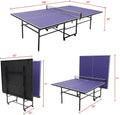 Tennis 9 ft portable Ping Pong Table  2 Tennis Paddles, 3 Balls