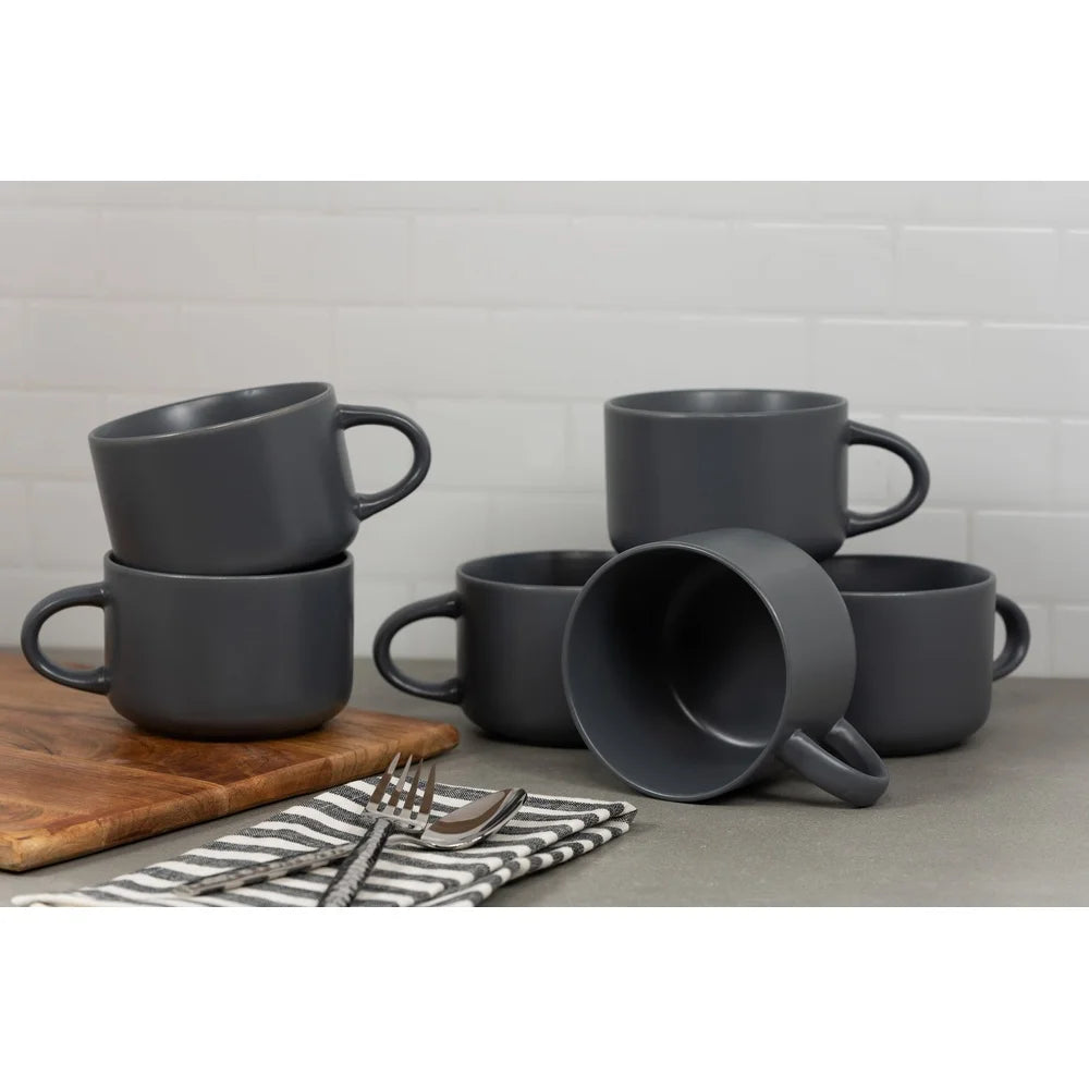 22oz Mug Set Of 6 Dishwasher Safe Microwave Safe