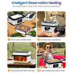 Rechargeable  Automatic Heating Lunch Box, Insulated Carrying Bag
