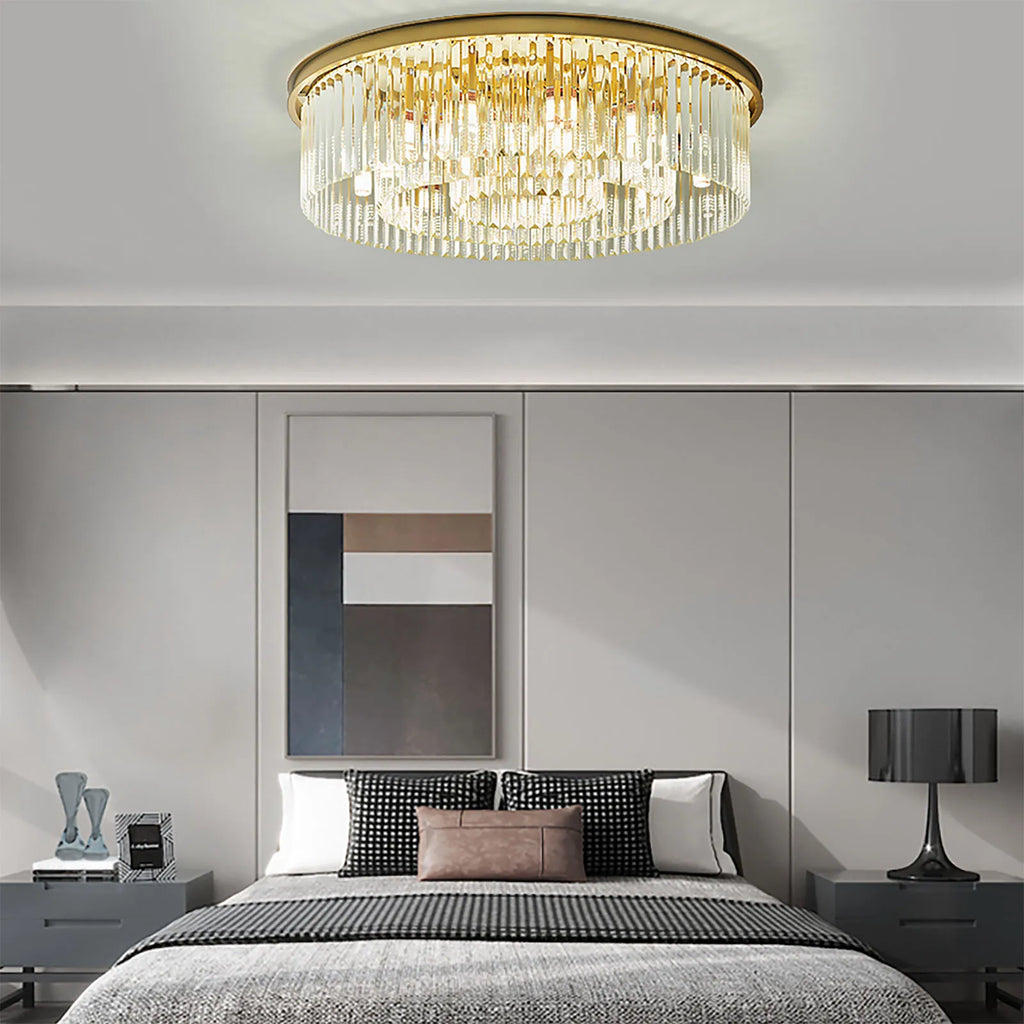Modern Chandelier Crystal Light Fixture LED