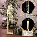 Metal Floor Candlestick Holder For Weddings Centerpiece