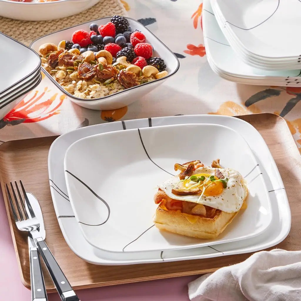 18-Piece Service for 6 Dinnerware Chip Resistent