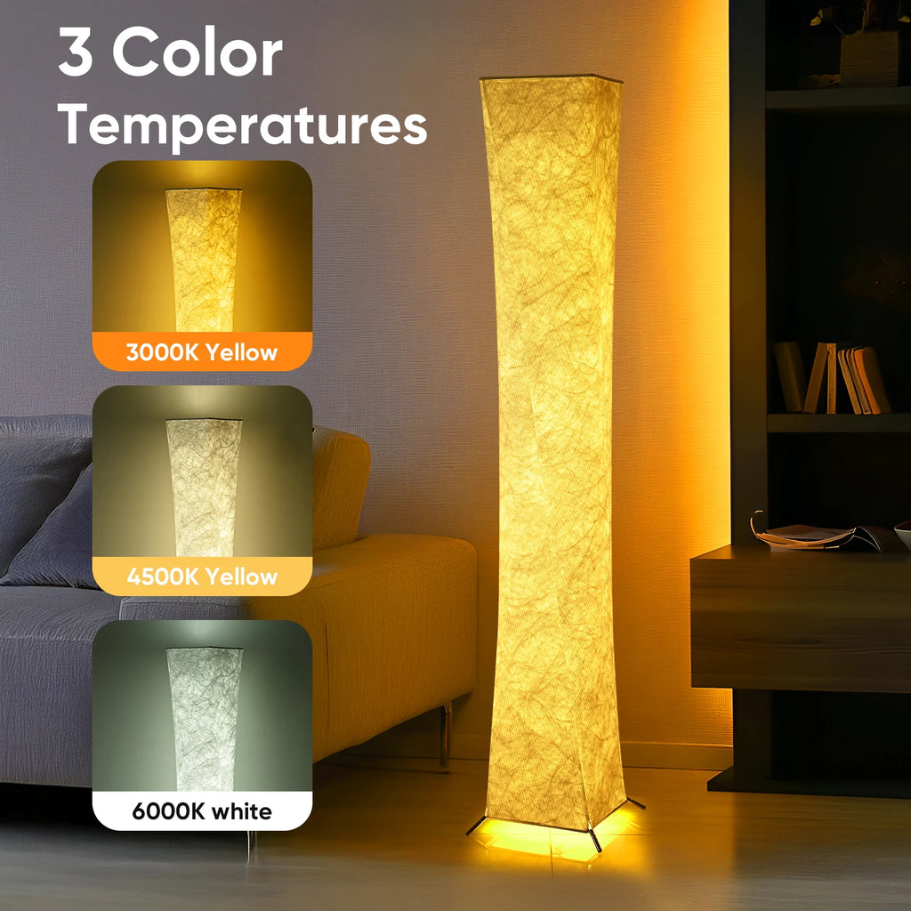 Floor Lamp, 52" Simple Design Warm Light 3000K LED